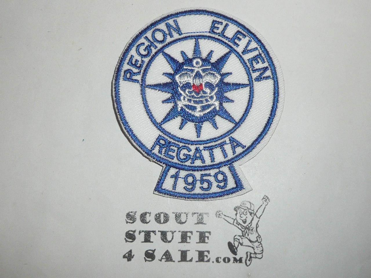 Region 11 1959 Sea Scout Regatta Patch, reproduction