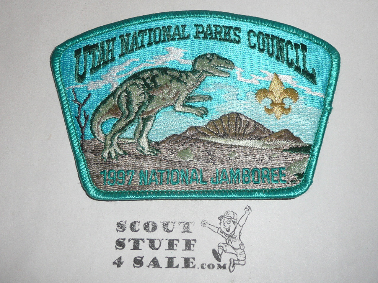 1997 National Jamboree JSP -Utah National Parks Council, lt blue bdr