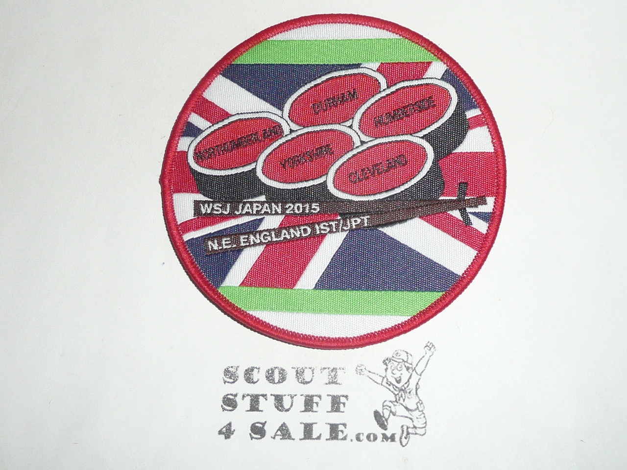 2015 Boy Scout World Jamboree N.E. England Contingent International Service Team Patch