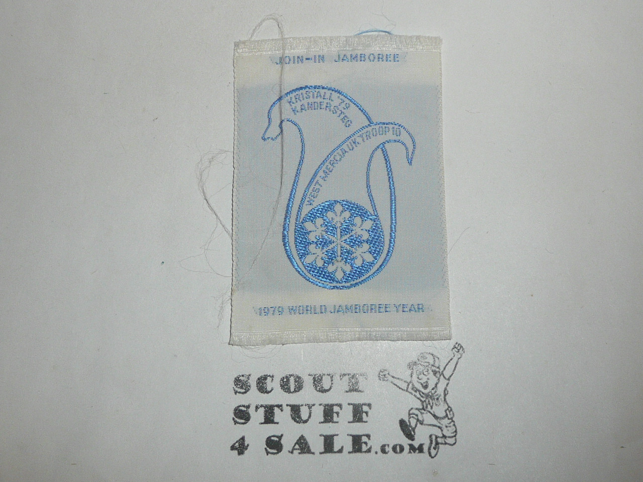 1979 Boy Scout World Jamboree United Kingdon Contingent West Mercia Troop 10 Woven Patch