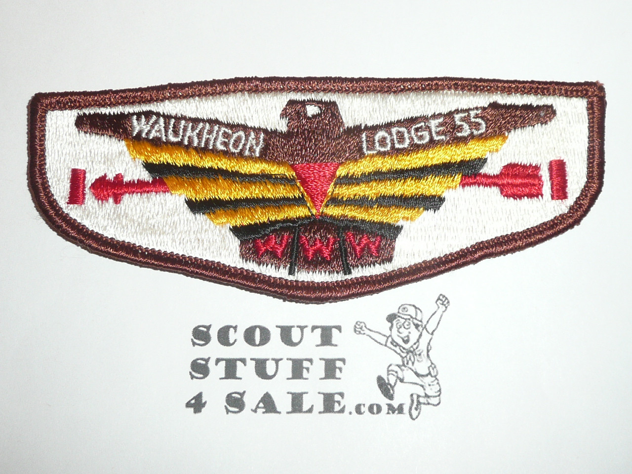 Order of the Arrow Lodge #55 Waukheon s1 Flap Patch