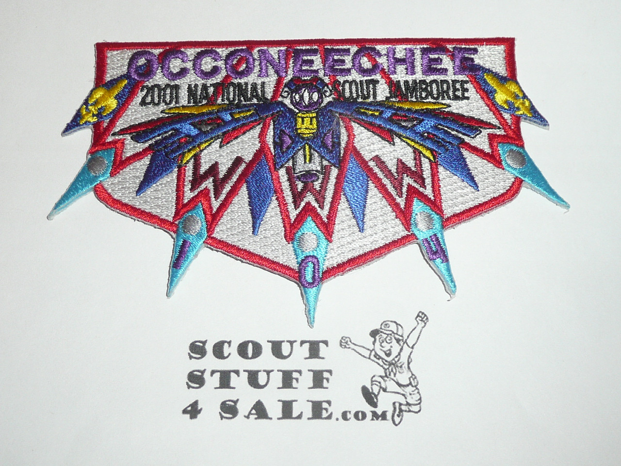 Order of the Arrow Lodge #104 Occoneechee s36 2001 National Jamboree Flap Patch