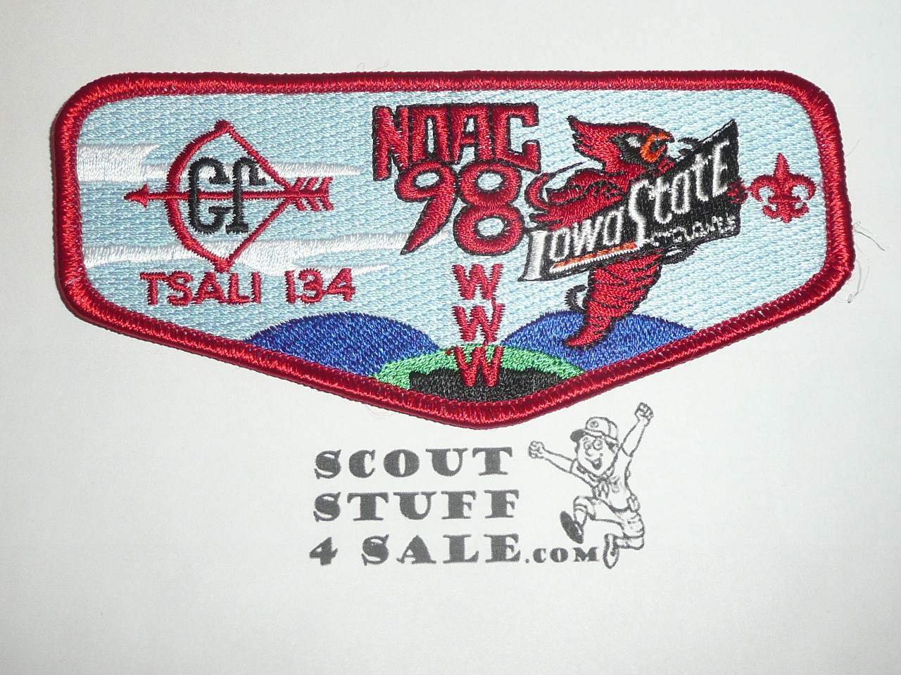 Order of the Arrow Lodge #134 Tsali s30 1998 NOAC Flap Patch