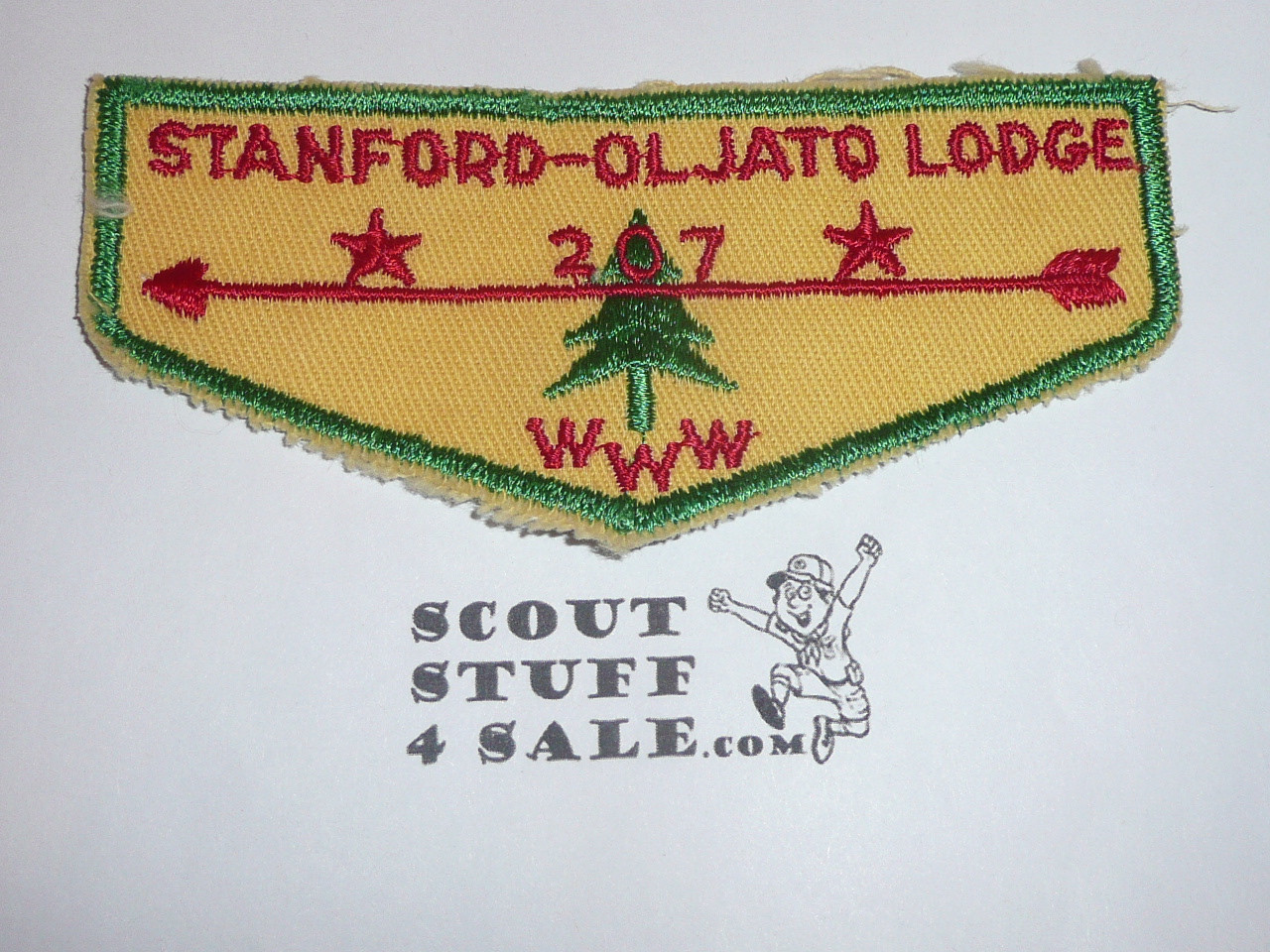 Order of the Arrow Lodge #207 Stanford-Oljato f2 Flap Patch