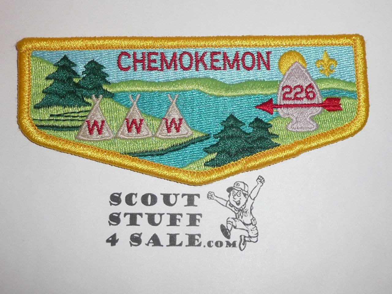 Order of the Arrow Lodge #226 Chemokemon s8 Flap Patch