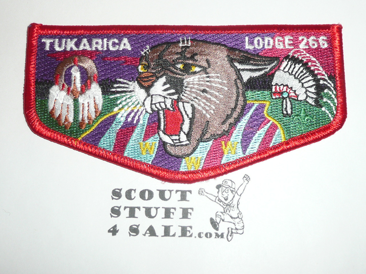 Order of the Arrow Lodge #266 Tukarica s50 Flap Patch