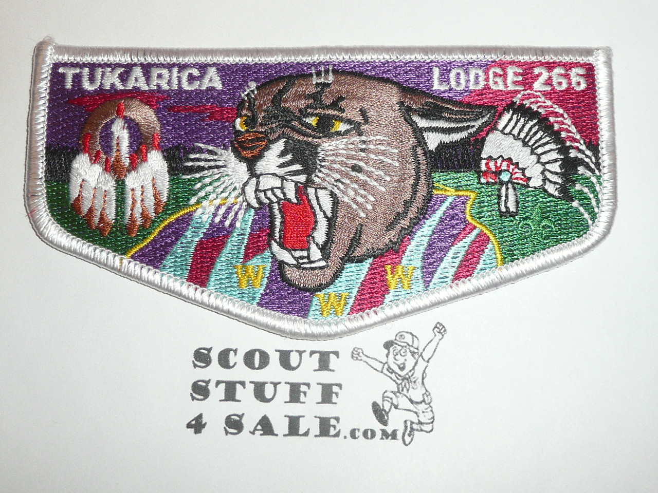 Order of the Arrow Lodge #266 Tukarica s51 Flap Patch
