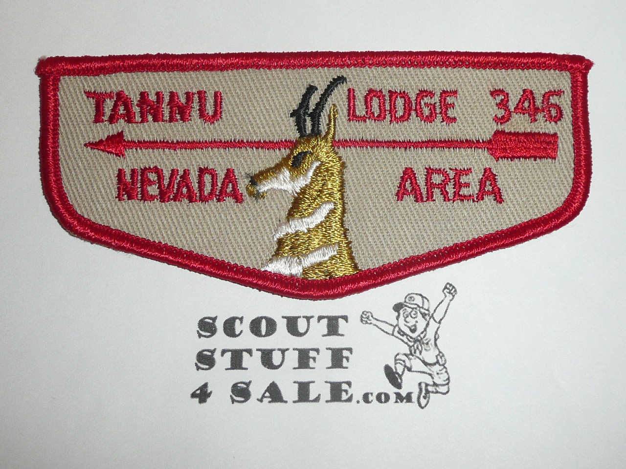 Order of the Arrow Lodge #346 Tannu f2 Flap Patch