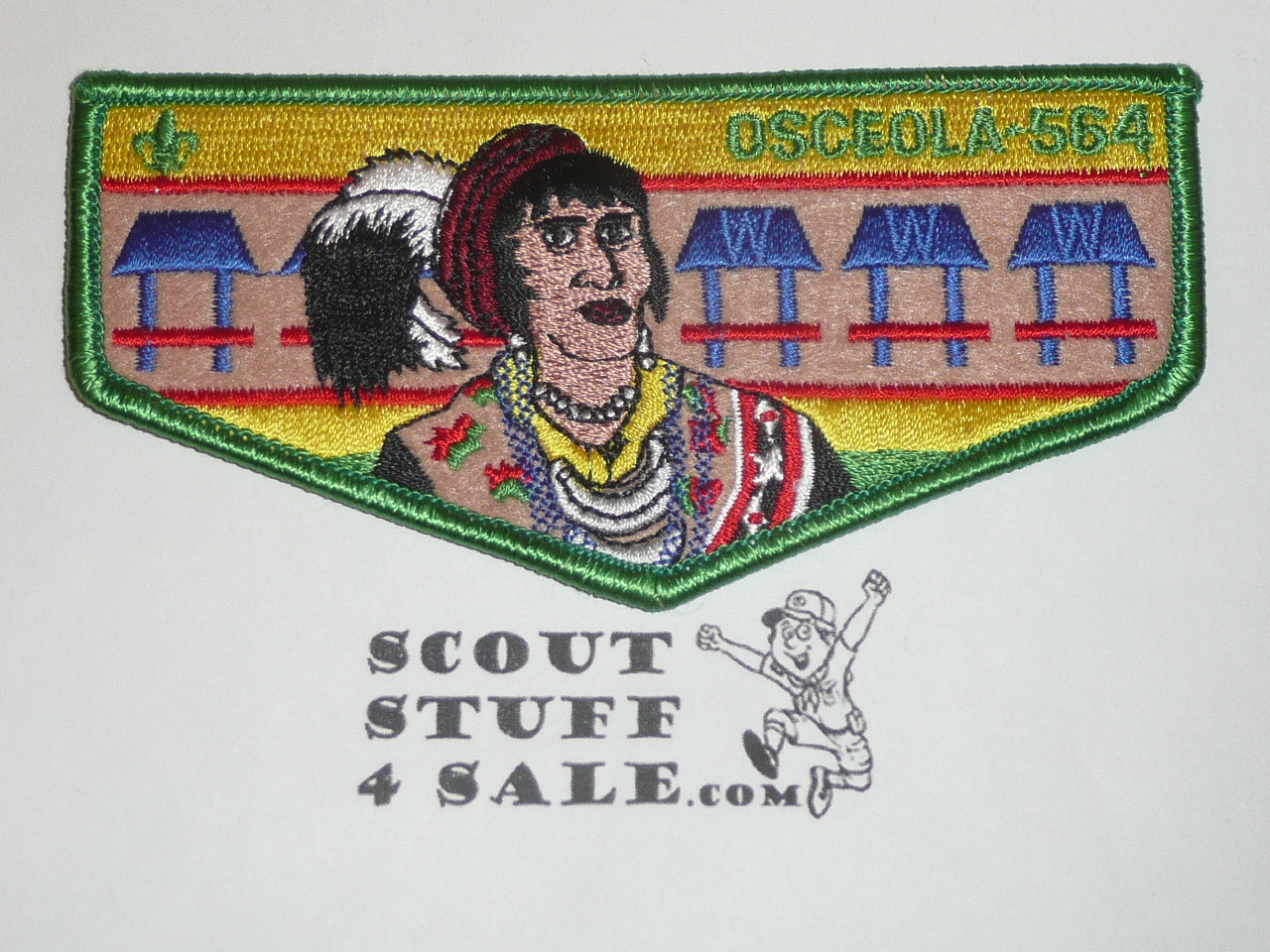 Order of the Arrow Lodge #564 Osceola f3 Flap Patch