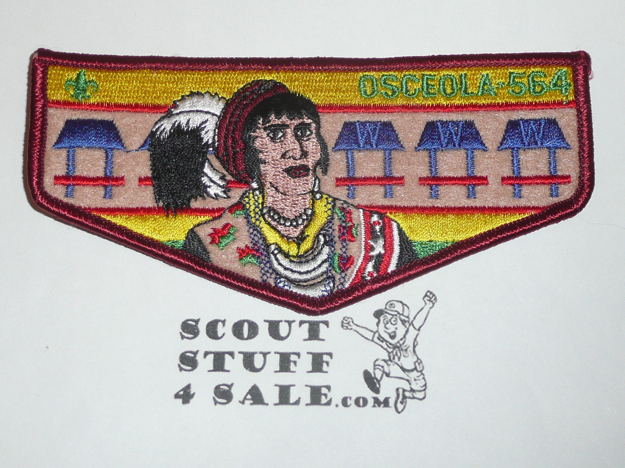 Order of the Arrow Lodge #564 Osceola f5 Flap Patch