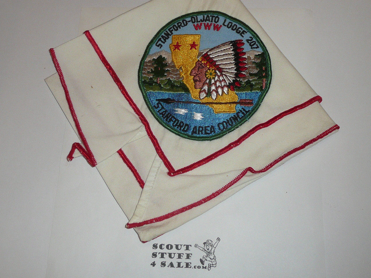 Order of the Arrow Lodge #207 Stanford - Oljato R1 on Neckerchief