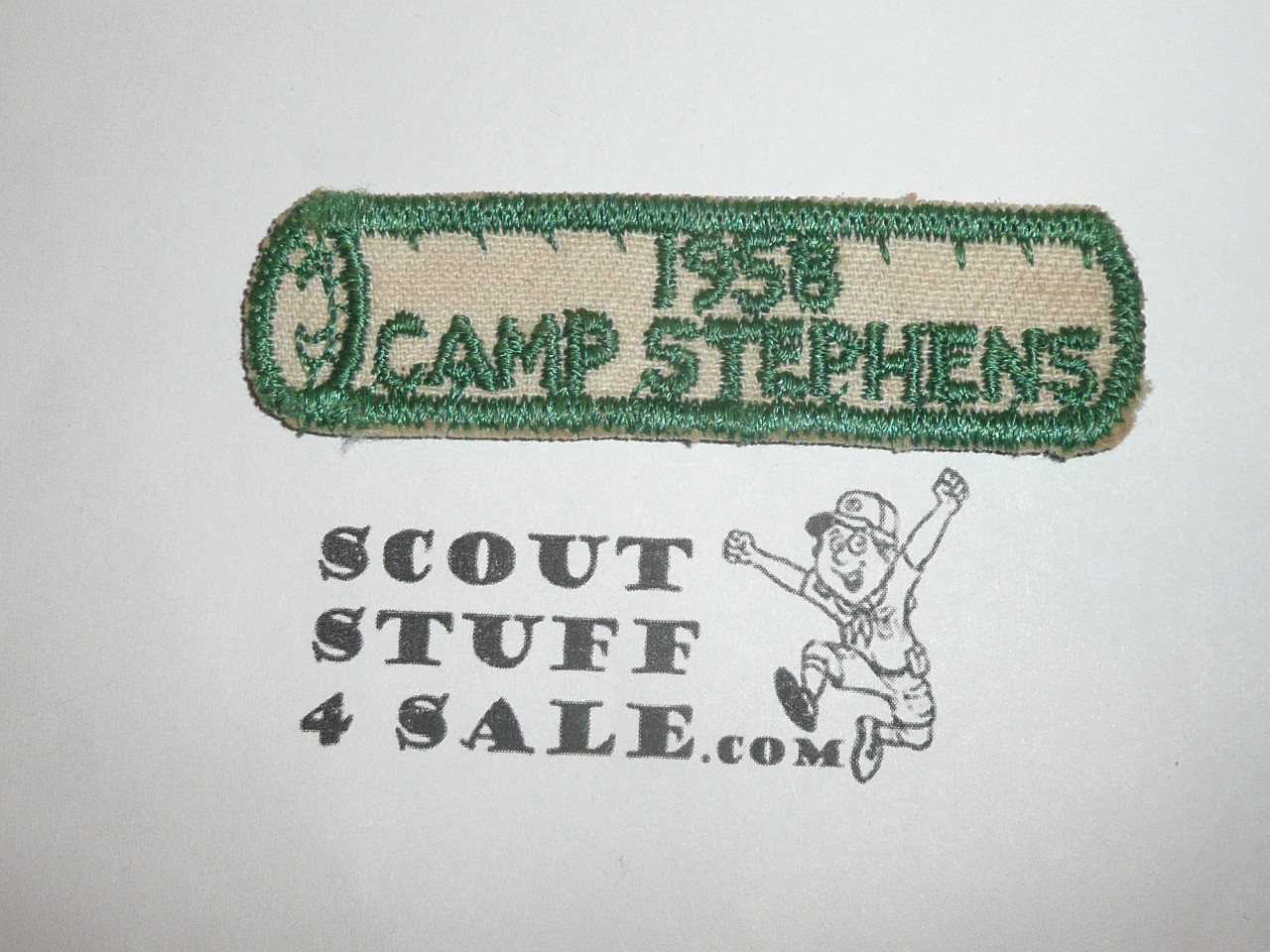 Camp Stephens Log Segment Patch, Alameda Council CA, 1958