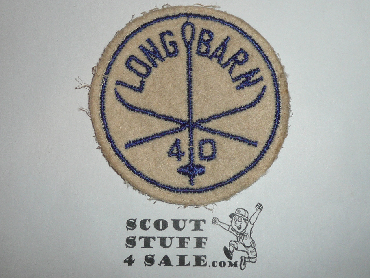 Long Barn Felt Camp Patch, Santa Clara County Council, 1940
