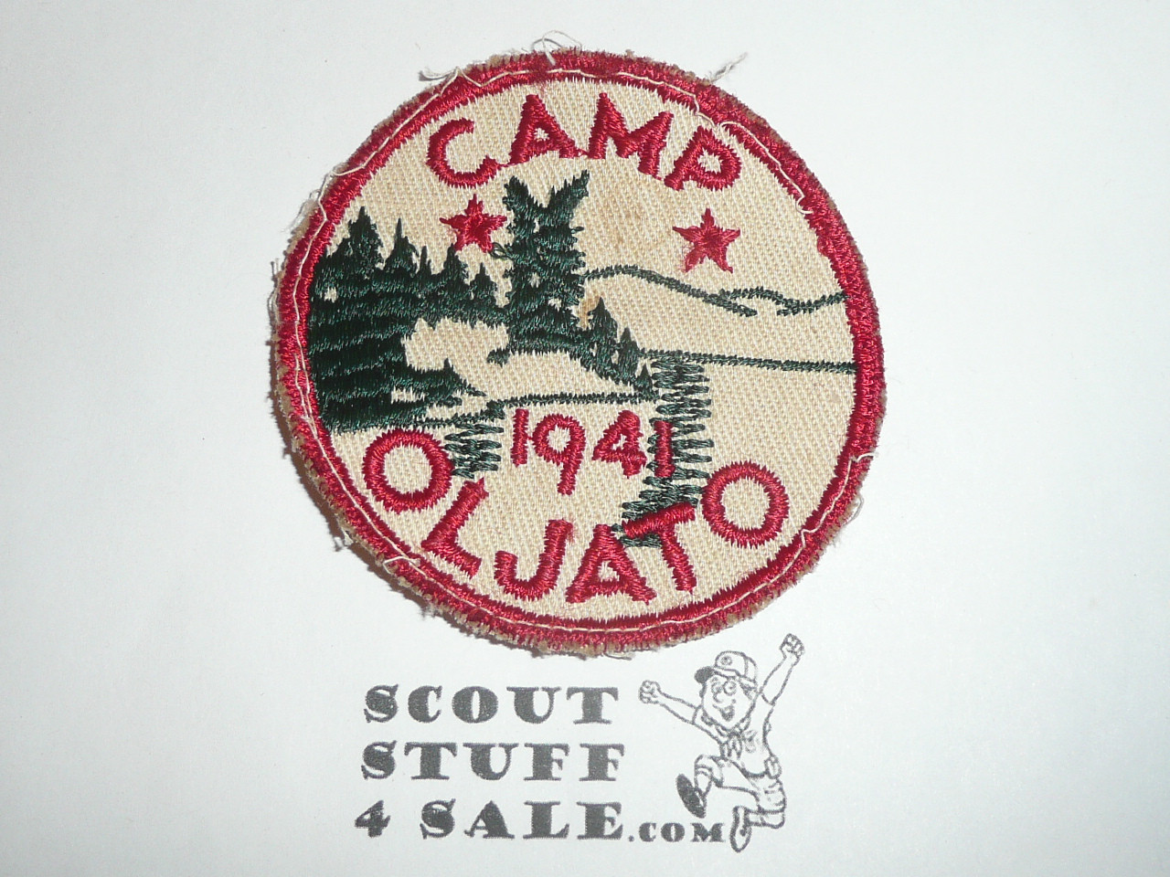 Camp Oljato Patch, Stanford Area Council, 1941, lite use
