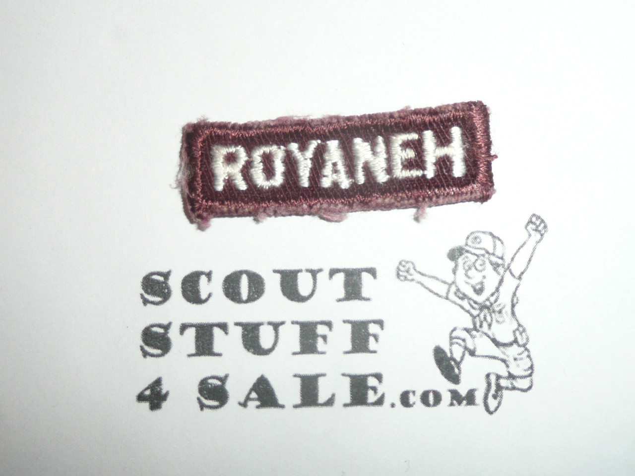 Camp Royaneh Brown Twill Segment Patch, San Francisco Bay Area Council