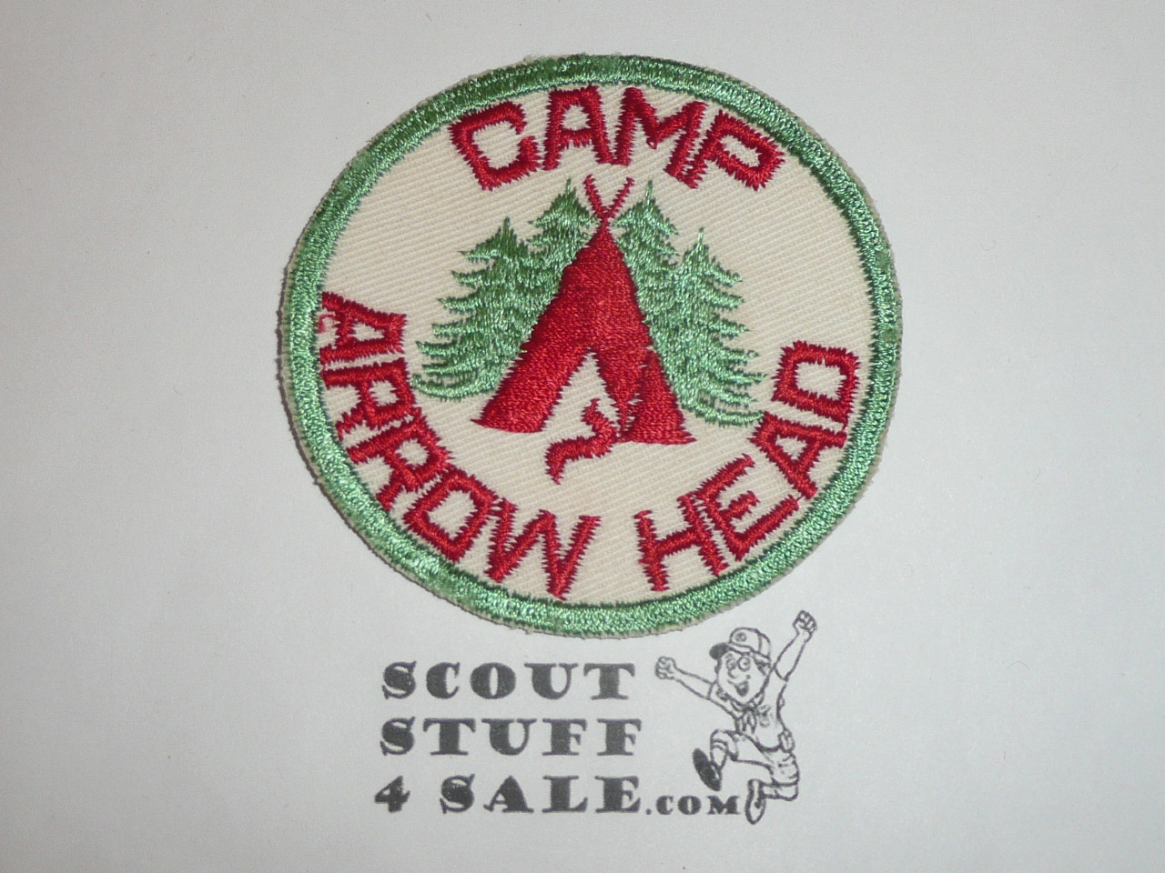 Camp Arrow Head Patch, c/e twill