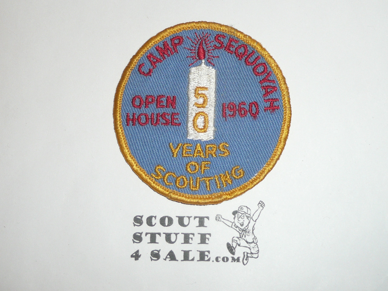 Camp Sequoyah 50th Anniversary Patch, 1960