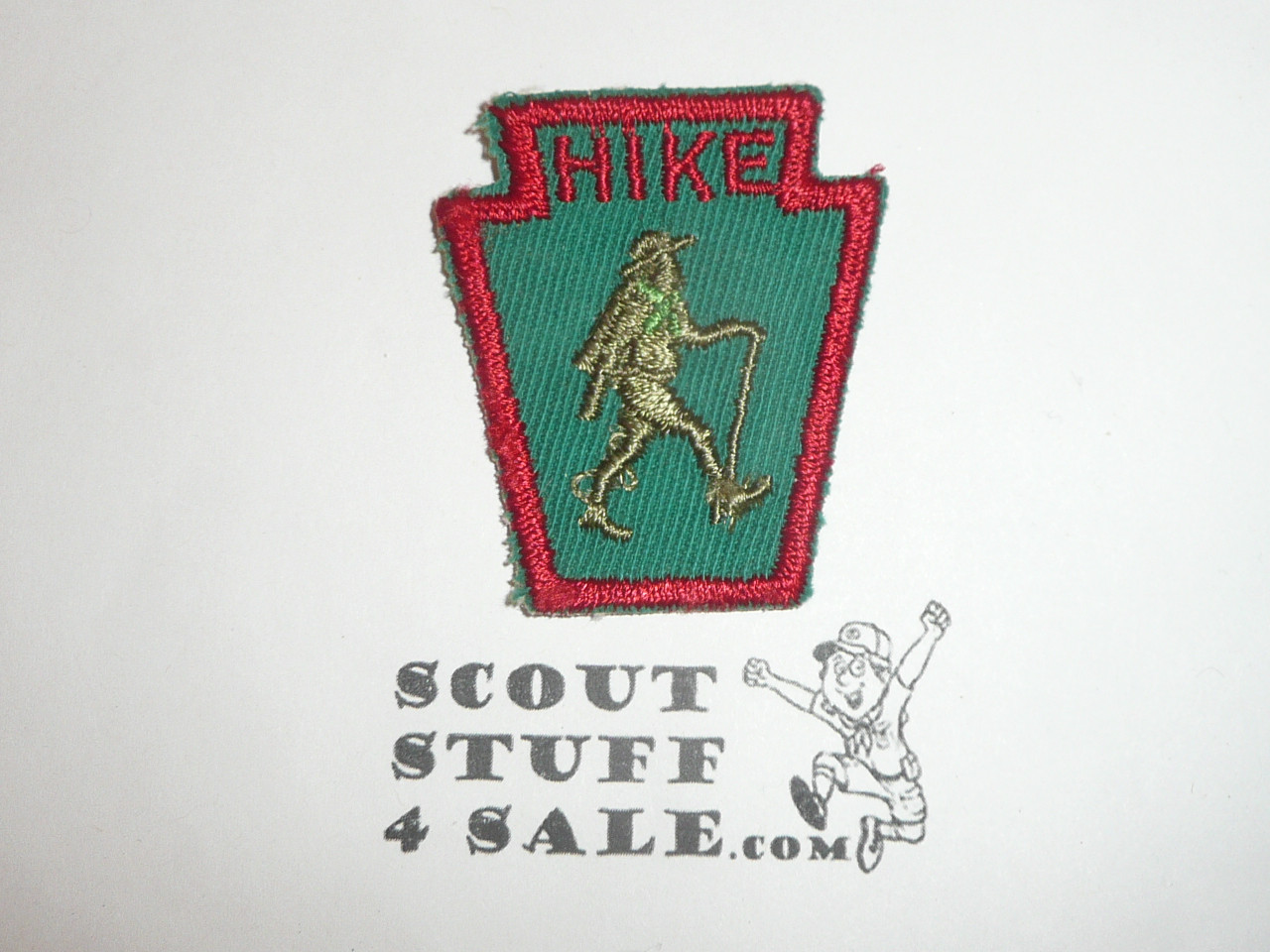 Hidden Valley Scout Camp Hike Activity Patch, Keystone Area Council, 1950's-1960's