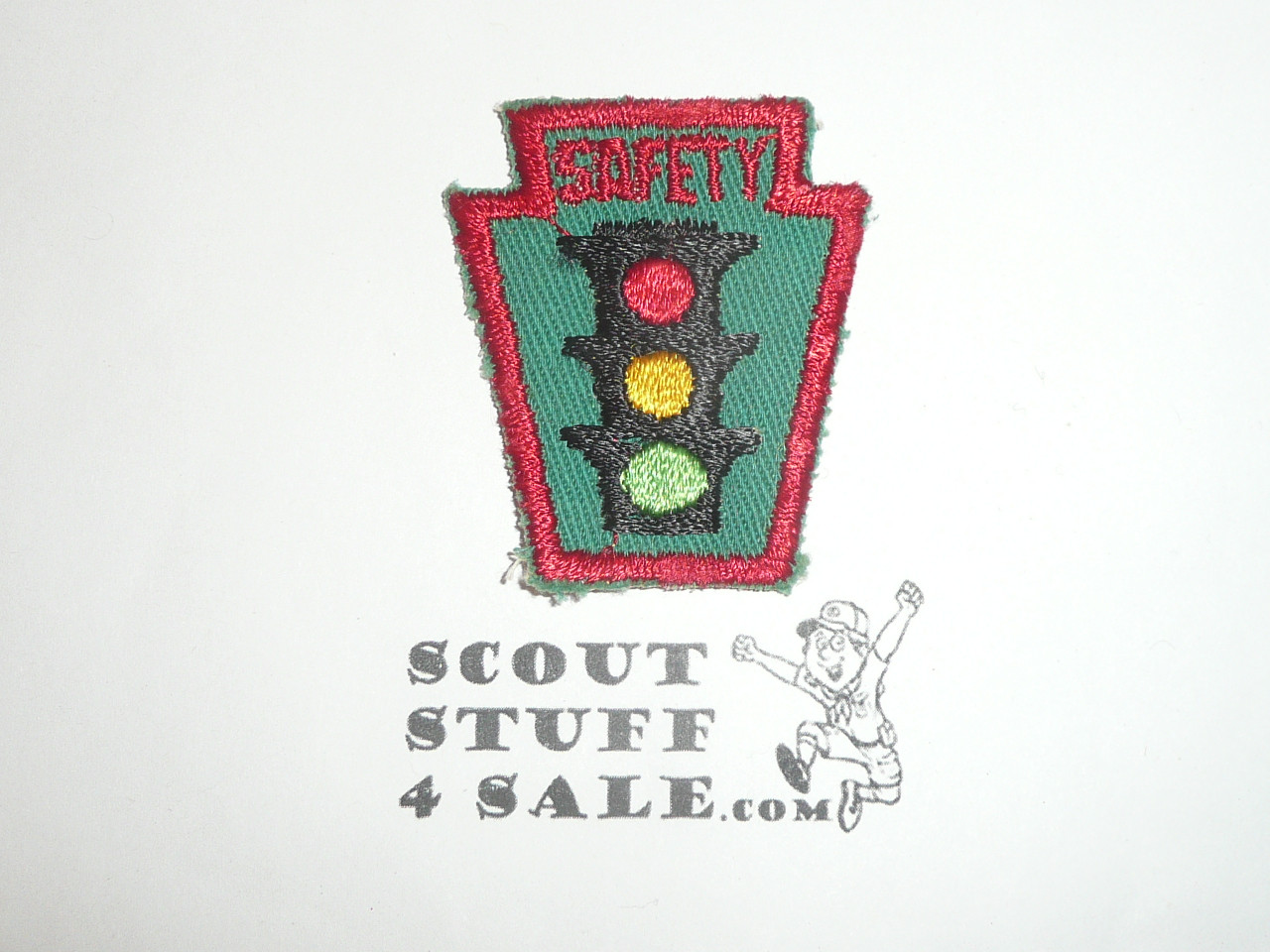 Hidden Valley Scout Camp Safety Activity Patch, Keystone Area Council, 1950's-1960's