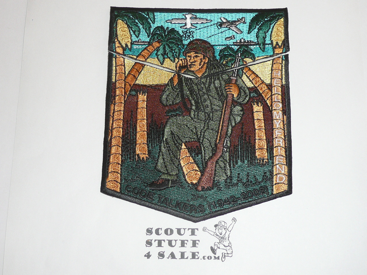 Order of the Arrow Codetalkers SPOOF 2002 NOAC 2-piece Flap Patch