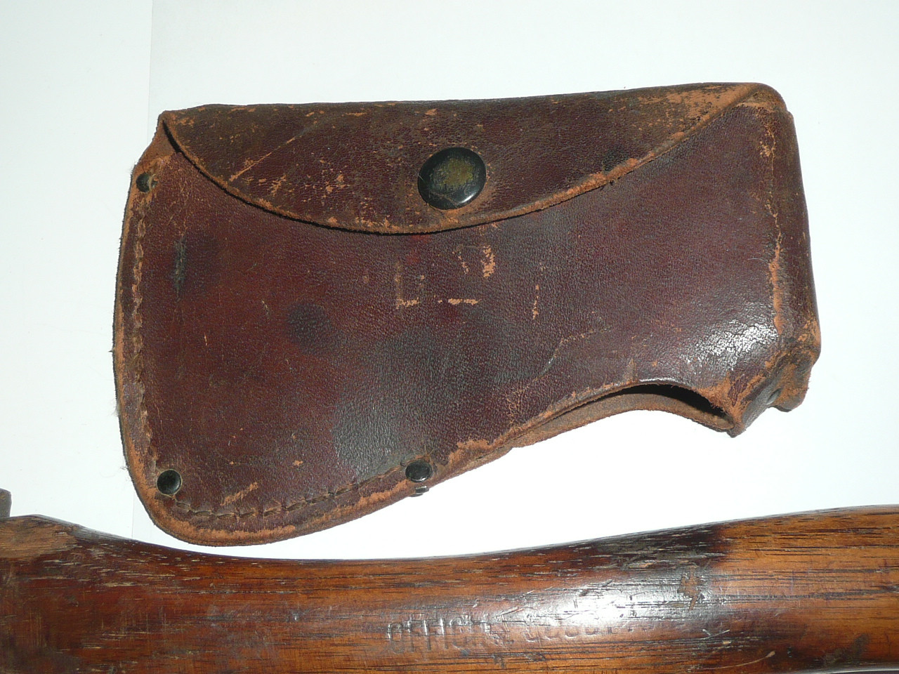 Vintage Official Boy Scout Axe / Hatchet made by Plumb, Early BSA Emblem on Axe Head, 1950's