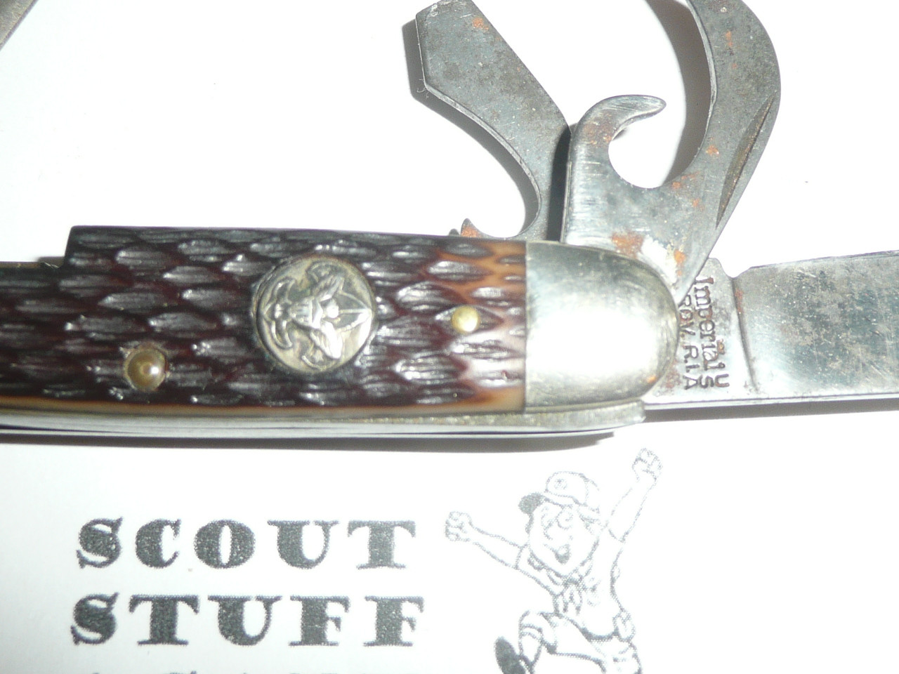 Boy Scout Knife, Imperial Manufacturer, Used but in very good condition (CSE48)