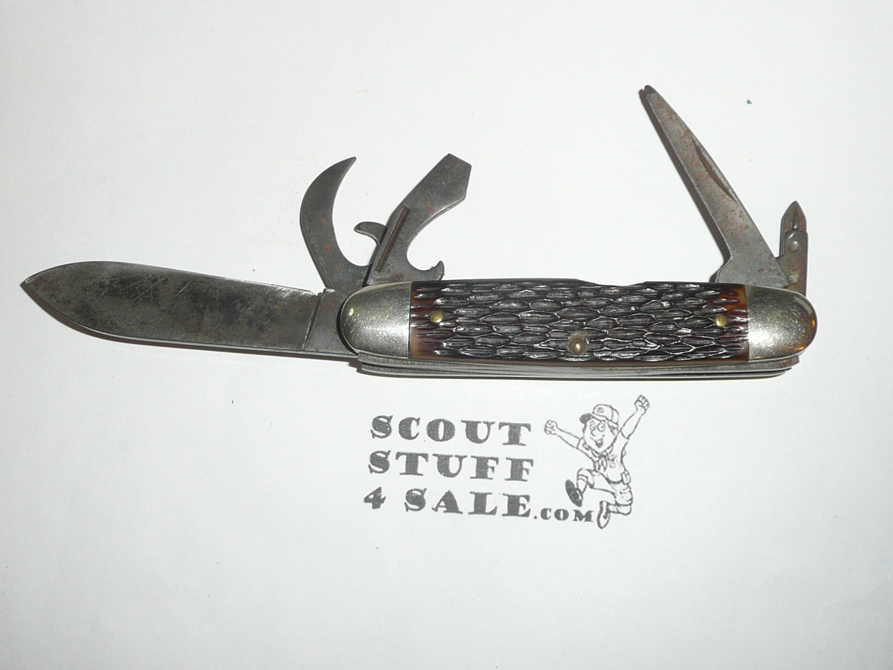 Boy Scout Knife, Imperial Manufacturer, Used but in very good condition (CSE48)