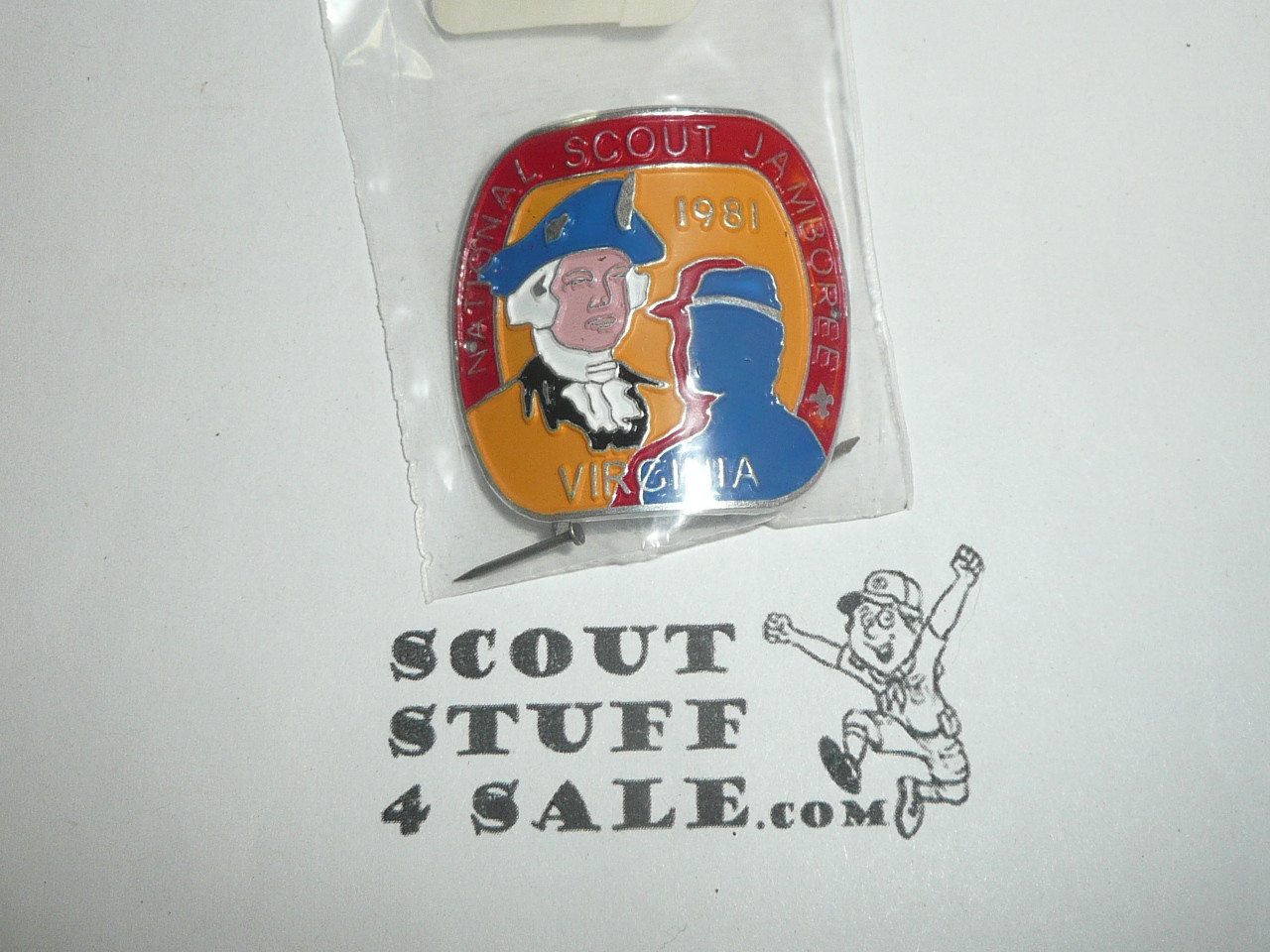 1981 National Jamboree Hiking Staff Emblem