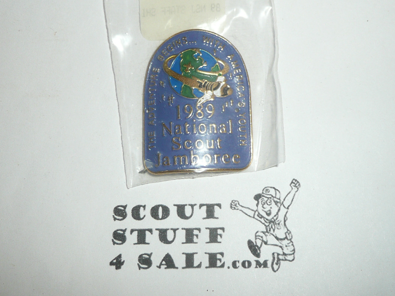 1989 National Jamboree Hiking Staff Emblem