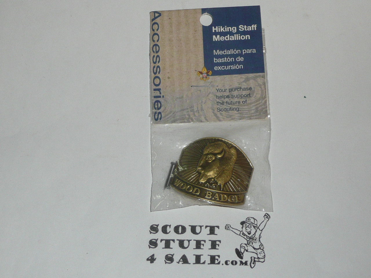 Wood Badge Buffalo Hiking Staff Emblem