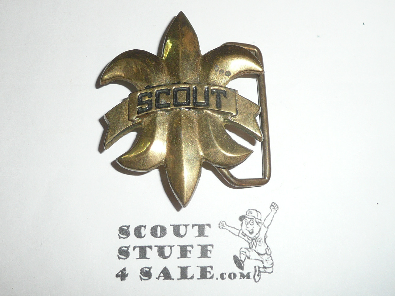 Boy Scout Solid Brass Belt Buckle