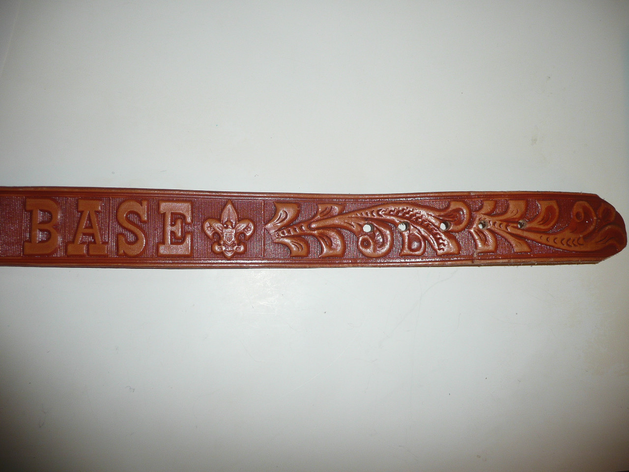 Teton High Adventure Base Tooled Leather Belt, Size 40, Unused