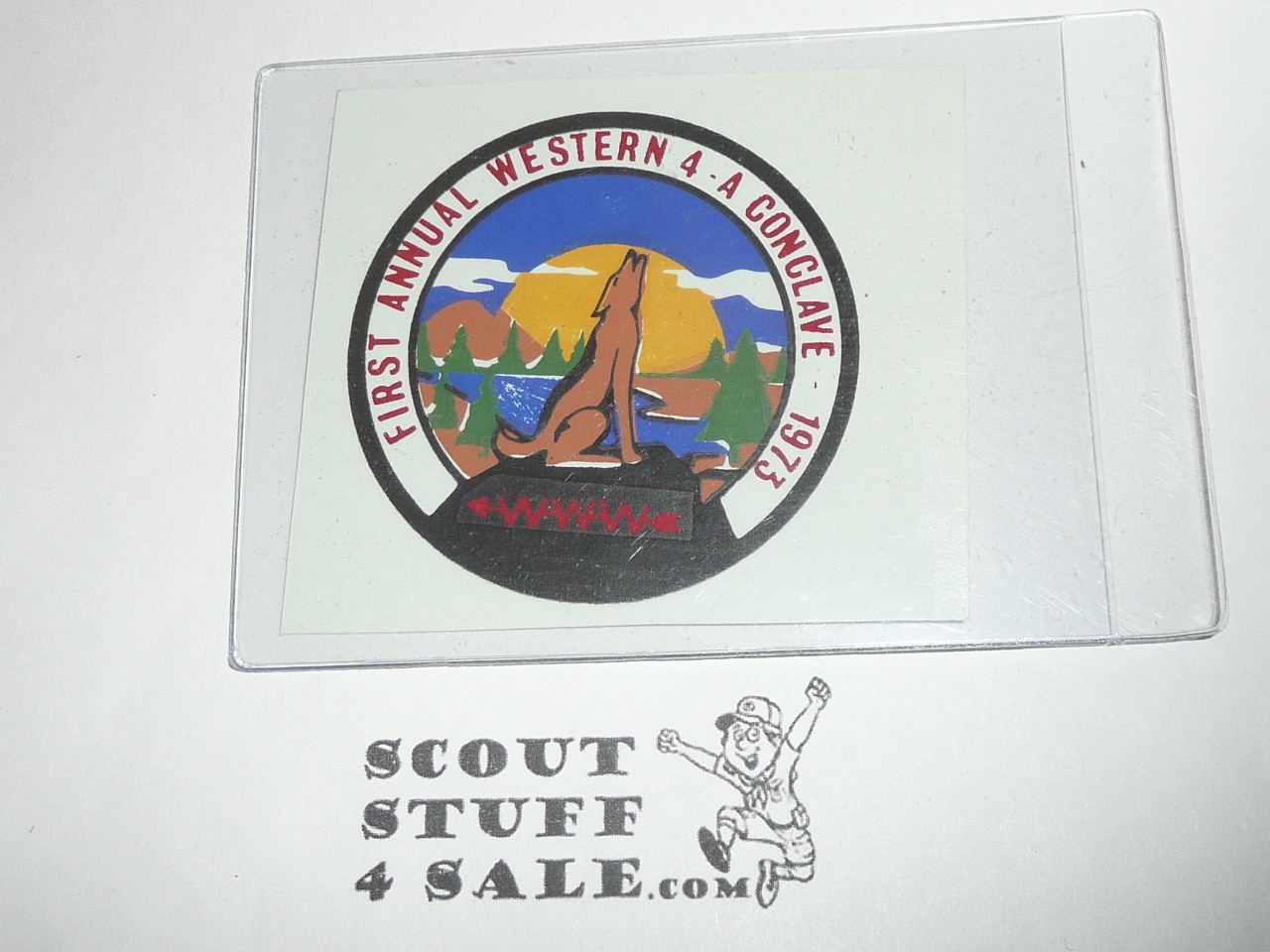 Order of the Arrow 1973 Section W4A Conclave Decal - Boy Scouts