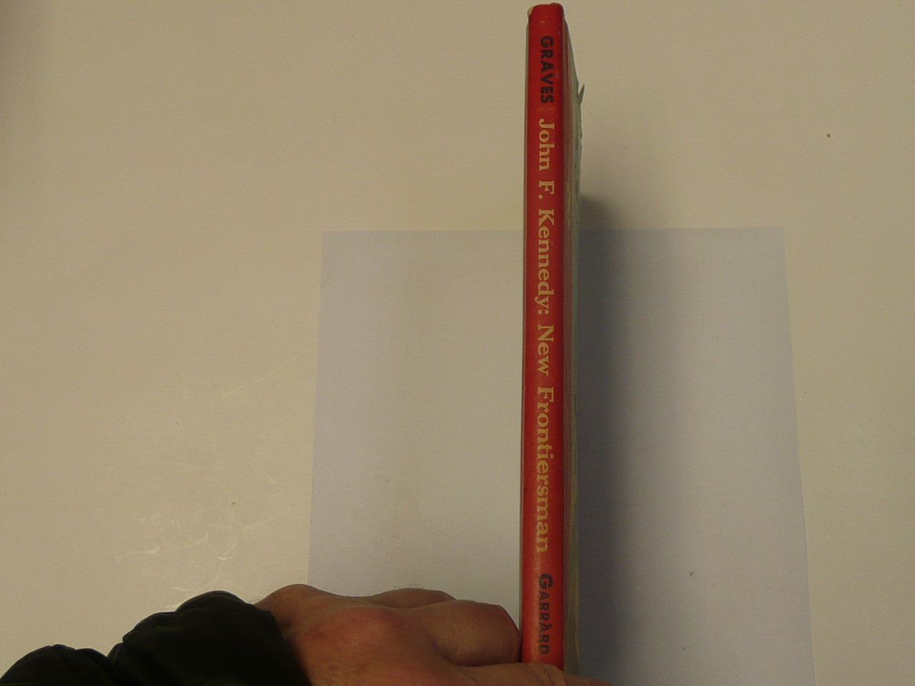 John F. Kennedy New Frontiersman, A Discovery Book, By Charles P. Graves,1965 First printing, Hardbound with Dust Jacket, JFK in a Boy Scout Uniform