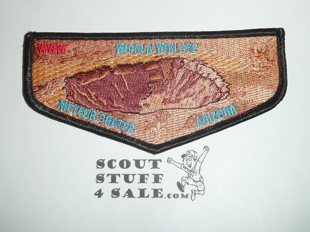 Order of the Arrow Lodge #432 Wipala Wiki s186 Meteor Crater Flap Patch