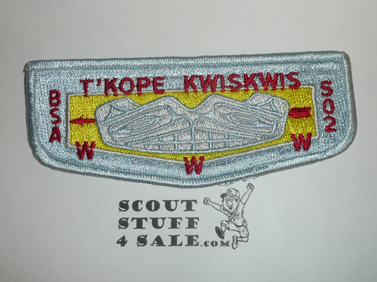 Order of the Arrow Lodge #502 T'Kope Kwiskwis s15 Flap Patch