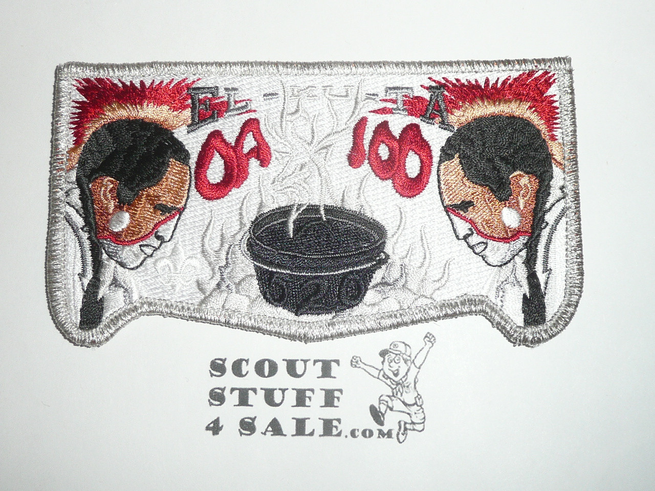 Order of the Arrow Lodge #520 El-Ku-Ta OA 100th Anniversary 2015 Auction Flap Patch