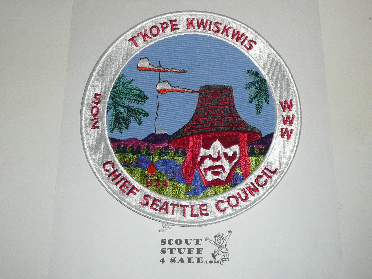 Order of the Arrow Lodge #502 T'Kope Kwiskwis j1b Jacket Patch Patch
