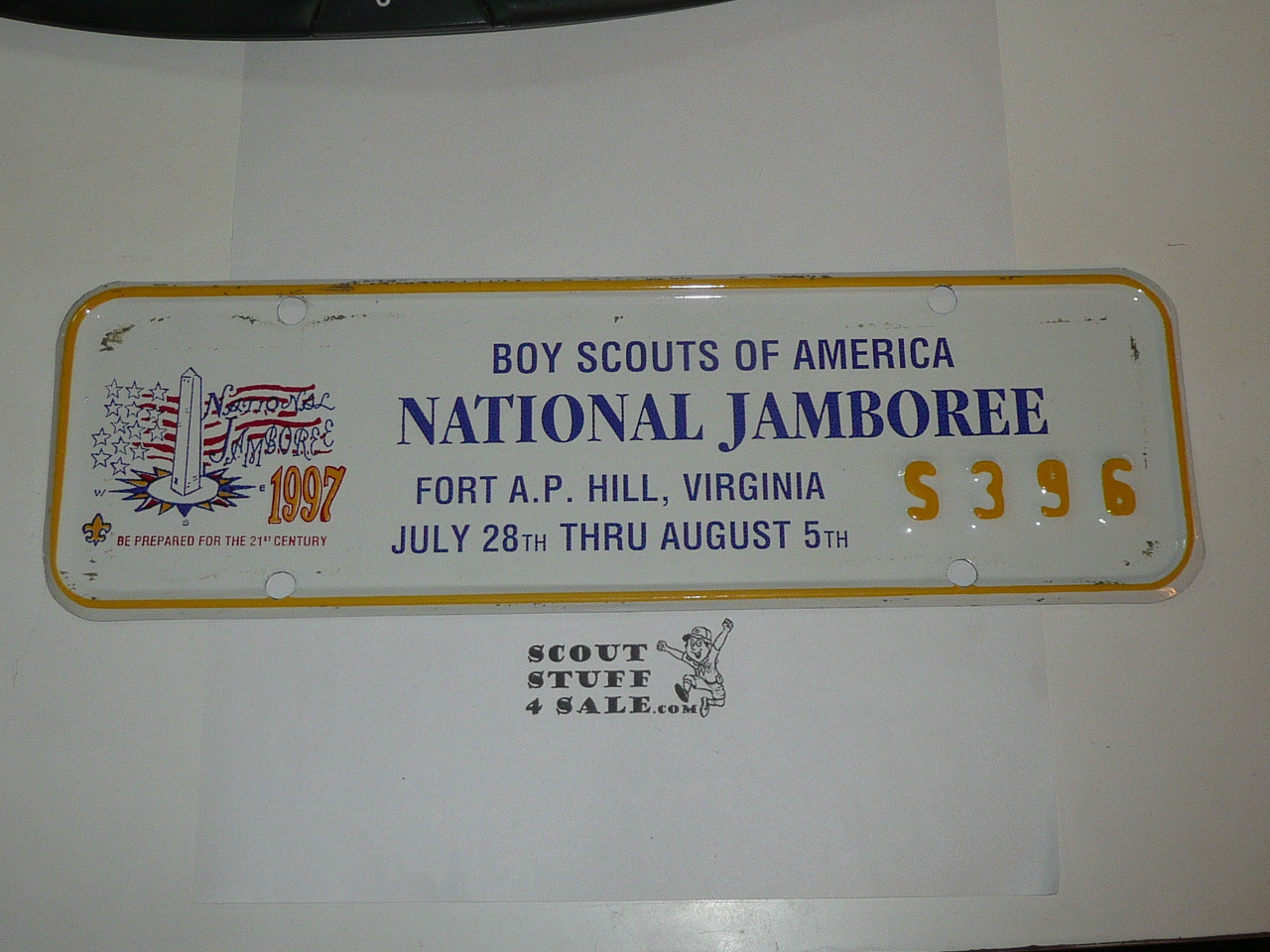 1997 National Jamboree Official License Plate