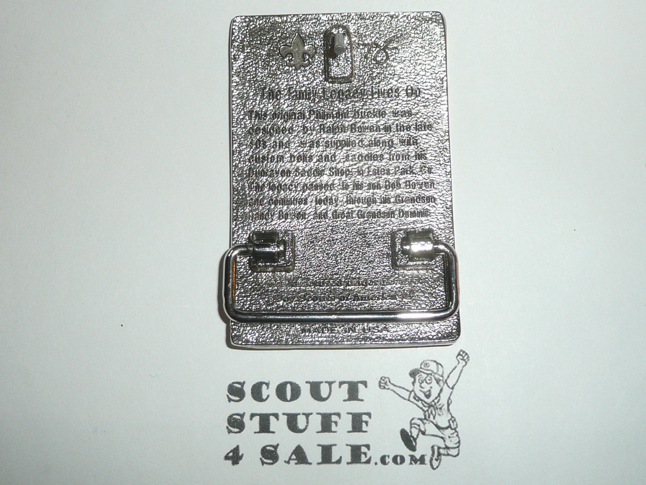 Philmont Scout Ranch, Chrome/Gold Belt Buckle
