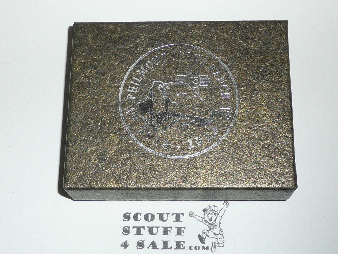 Philmont Scout Ranch, 2013 75th Anniversary Cast Bronze Belt Buckle, Boxed and numbered