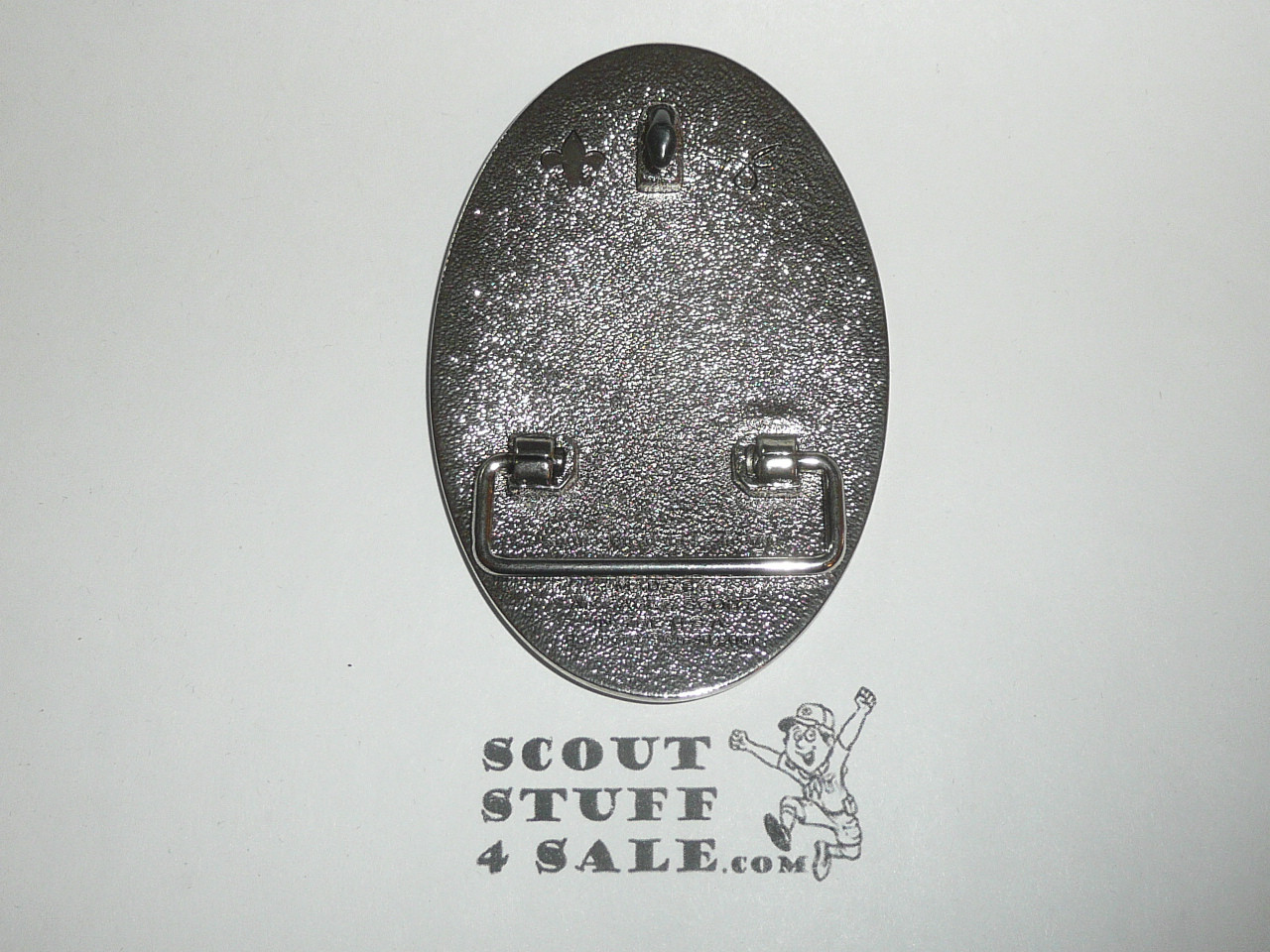 Philmont Scout Ranch, Staff Association 2015 100th Order of the Arrow Anniversary Cast Belt Buckle in Silver/Gold Finish