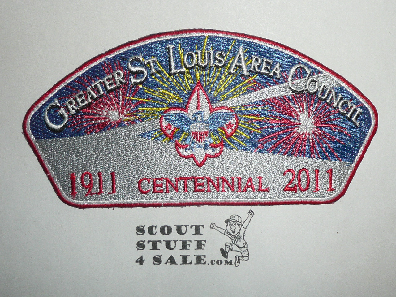 Greater Saint Louis Council 100th Anniversary Jacket Patch (CP)