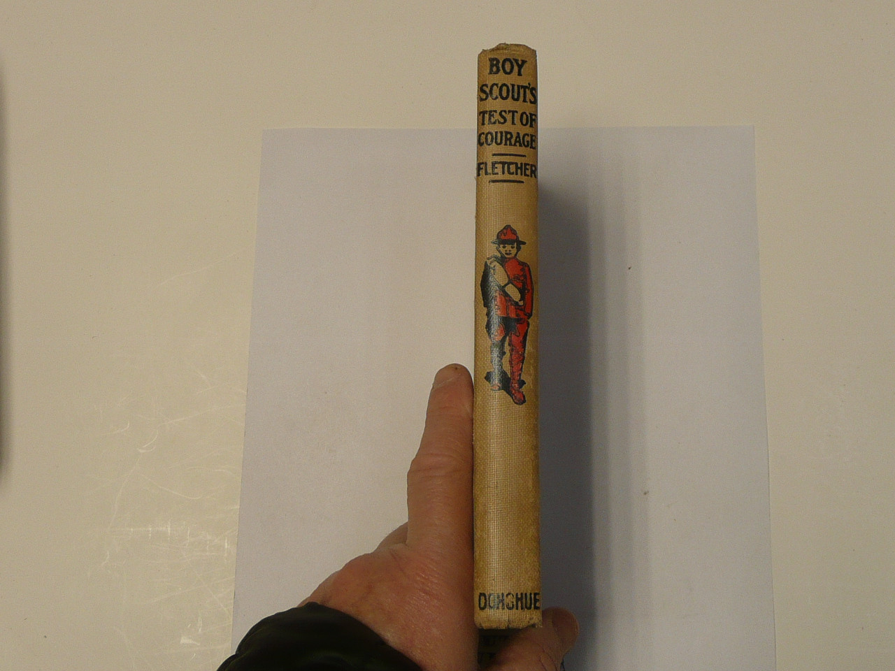 Boy Scouts Test of Courage or Winning the Merit Badge, by Archibald Lee Fletcher, 1913 First Edition, Hardbound, Boy Scout Story Book