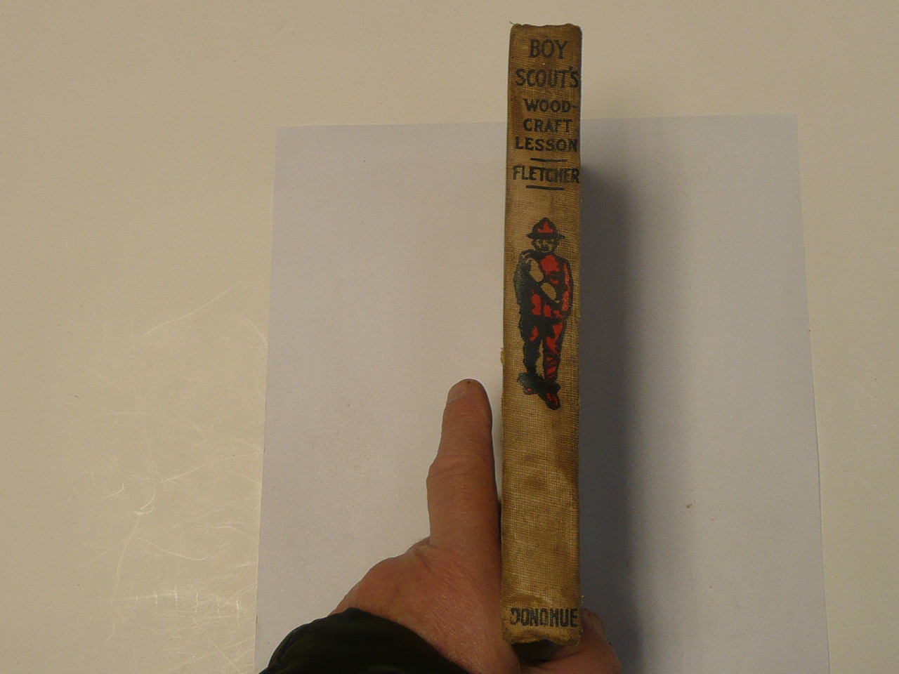 Boy Scouts' Woodcraft Lesson or Proving Their Mettle in the Field, by Archibald Lee Fletcher, 1913 First Edition, Hardbound, Boy Scout Story Book #2