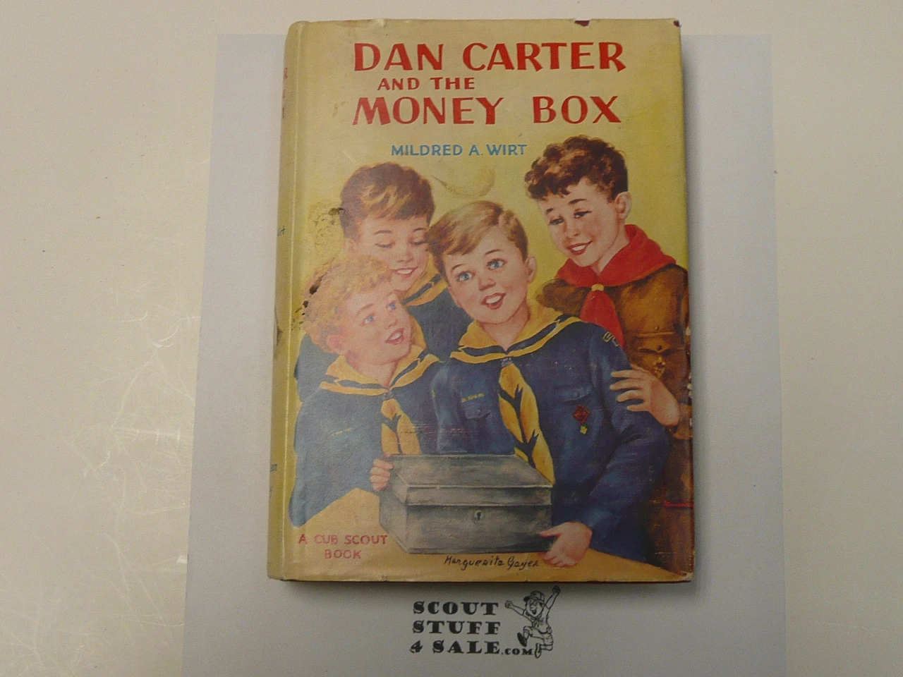 Dan Carter and the Money Box, By Mildred A. Wirt, 1950, Hardbound with Dust Jacket, Boy Scout Story Book