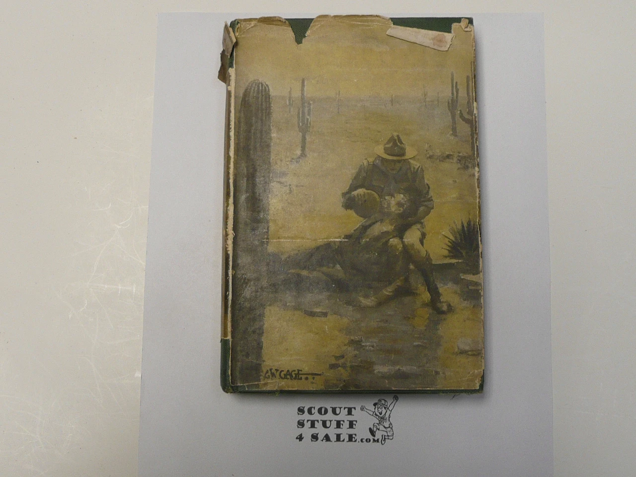 Scouts of the Desert, By John Fleming Wilson, 1920 First Printing, Hardbound with Dust Jacket, Boy Scout Story Book