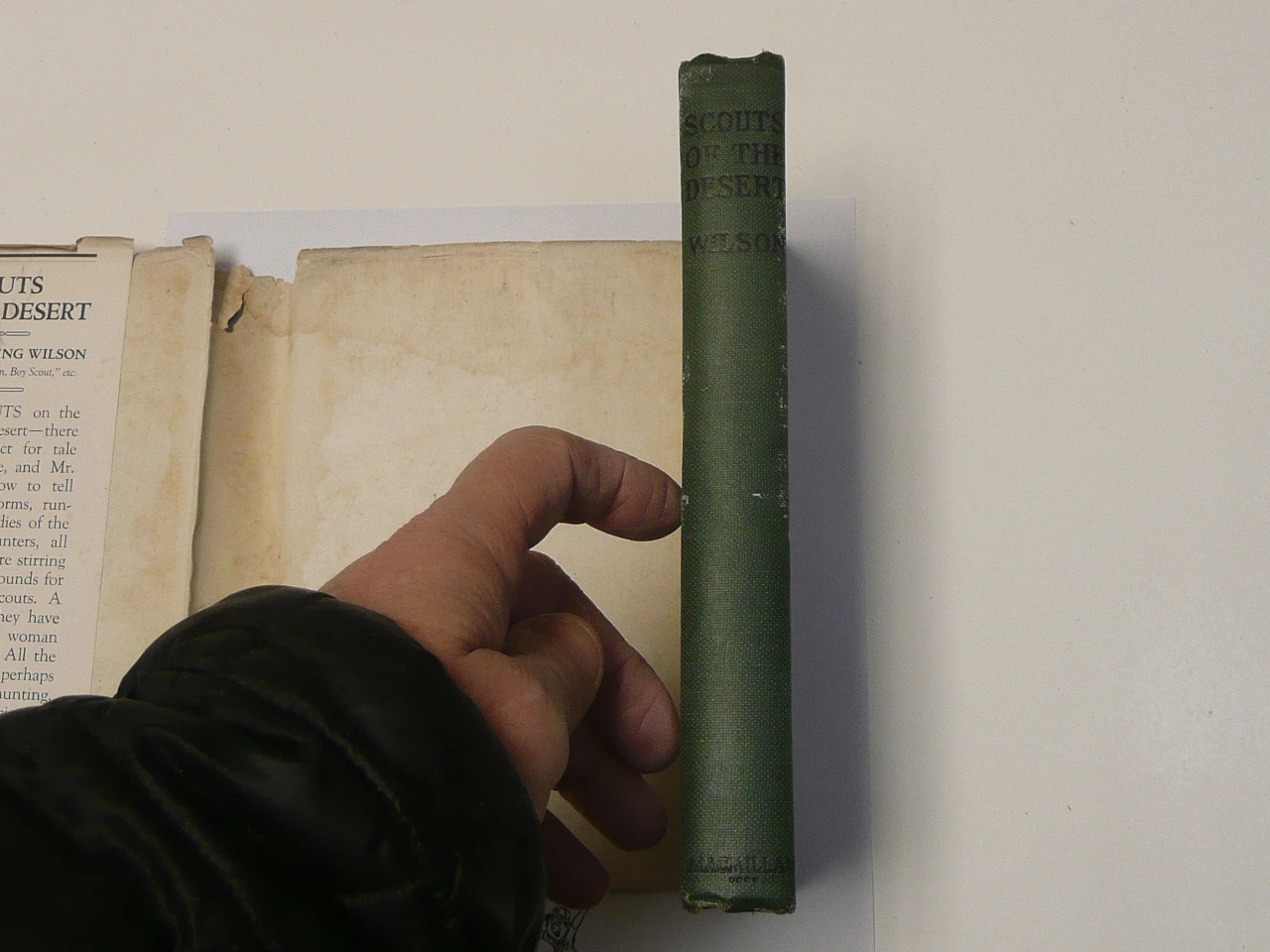 Scouts of the Desert, By John Fleming Wilson, 1920 First Printing, Hardbound with Dust Jacket, Boy Scout Story Book