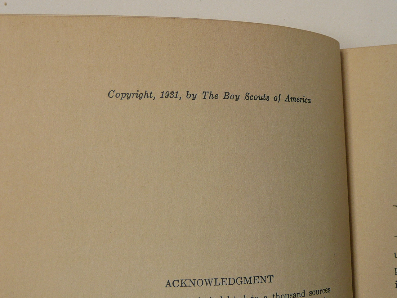 The Boys' Book of Honor, By James E. West, 1931 First Printing, hardbound with dust jacket #2