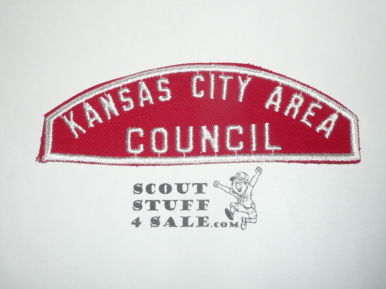 Kansas City Area Council Red/White Council Strip - Boy Scout